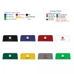 White Table Throw 2 Color Logo Print 6 ft. or 8ft. ( 3-sided or 4-sided option)